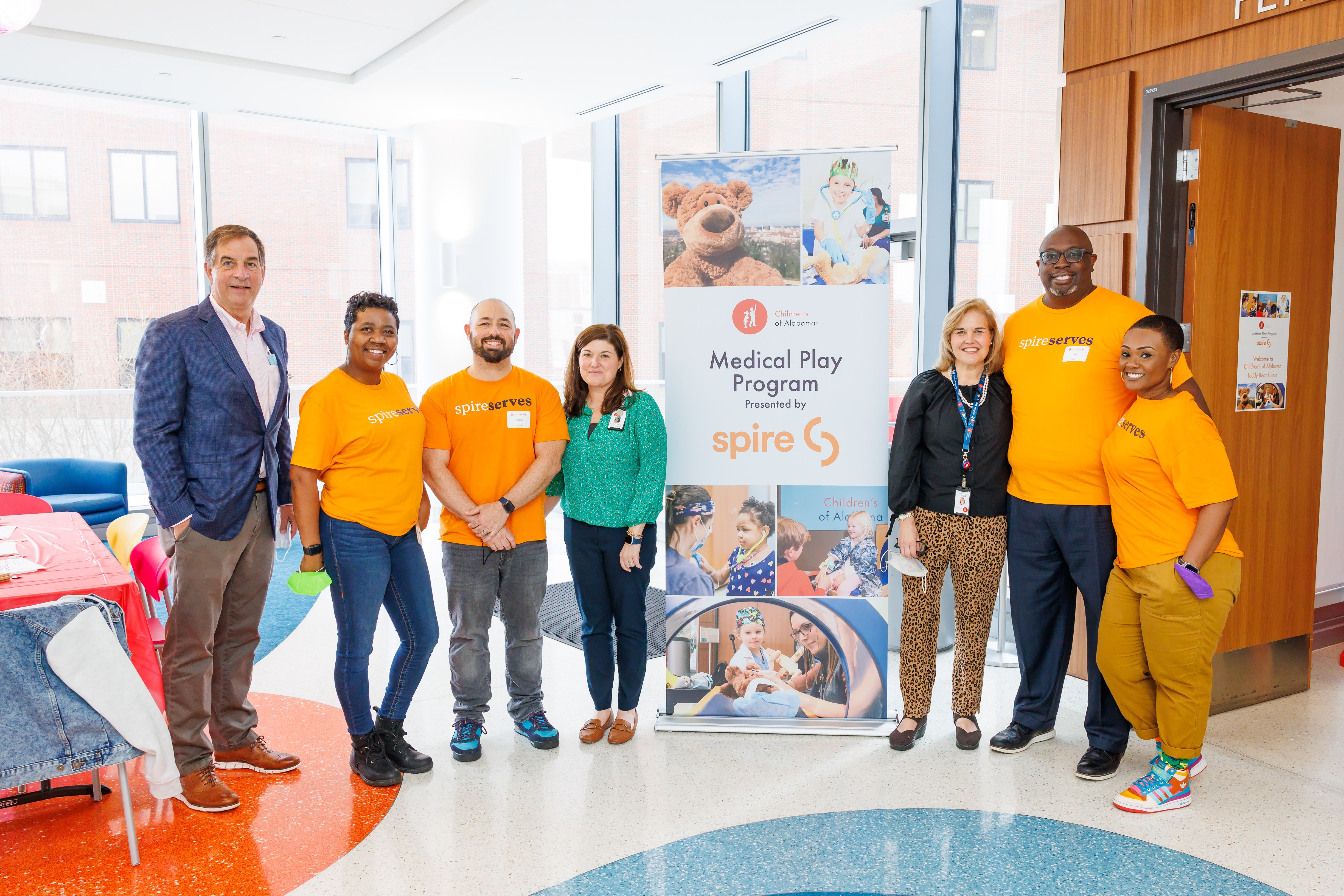 spire team at teddy bear clinic